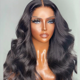 Airy Breathable Cap Glueless Loose Body Wave 5x5 Closure HD Lace