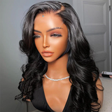 Airy Breathable Cap Glueless Loose Body Wave 5x5 Closure HD Lace