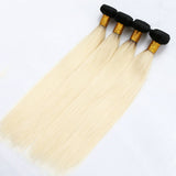 Straight Human Hair #1b613 Blonde Bundle (Priced individually)