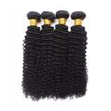 Deep Curly Virgin Human Hair Natural Black Bundle (Priced individually)