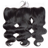 Body Wave Human Hair Natural Black HD Lace Frontal